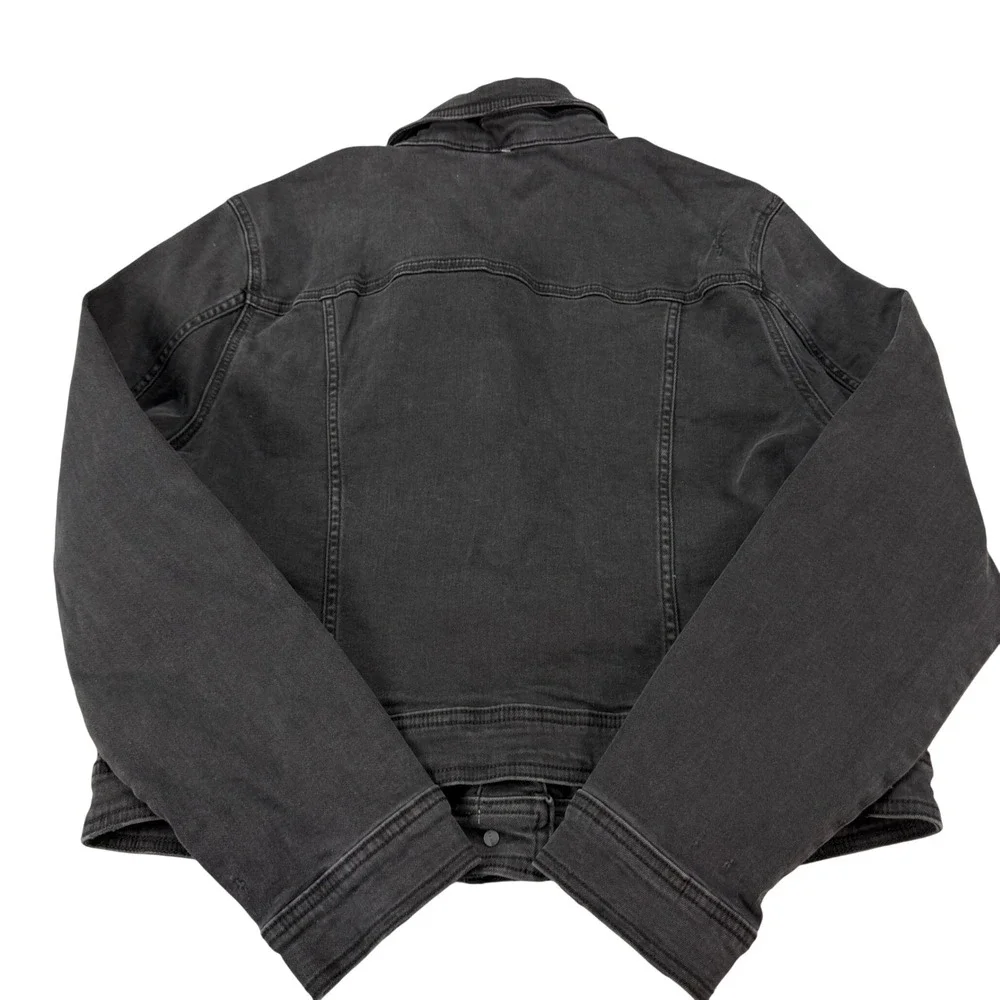 Aeropostale Mens Black Distressed Denim Trucker Jacket‎ XXL 7834-001 New